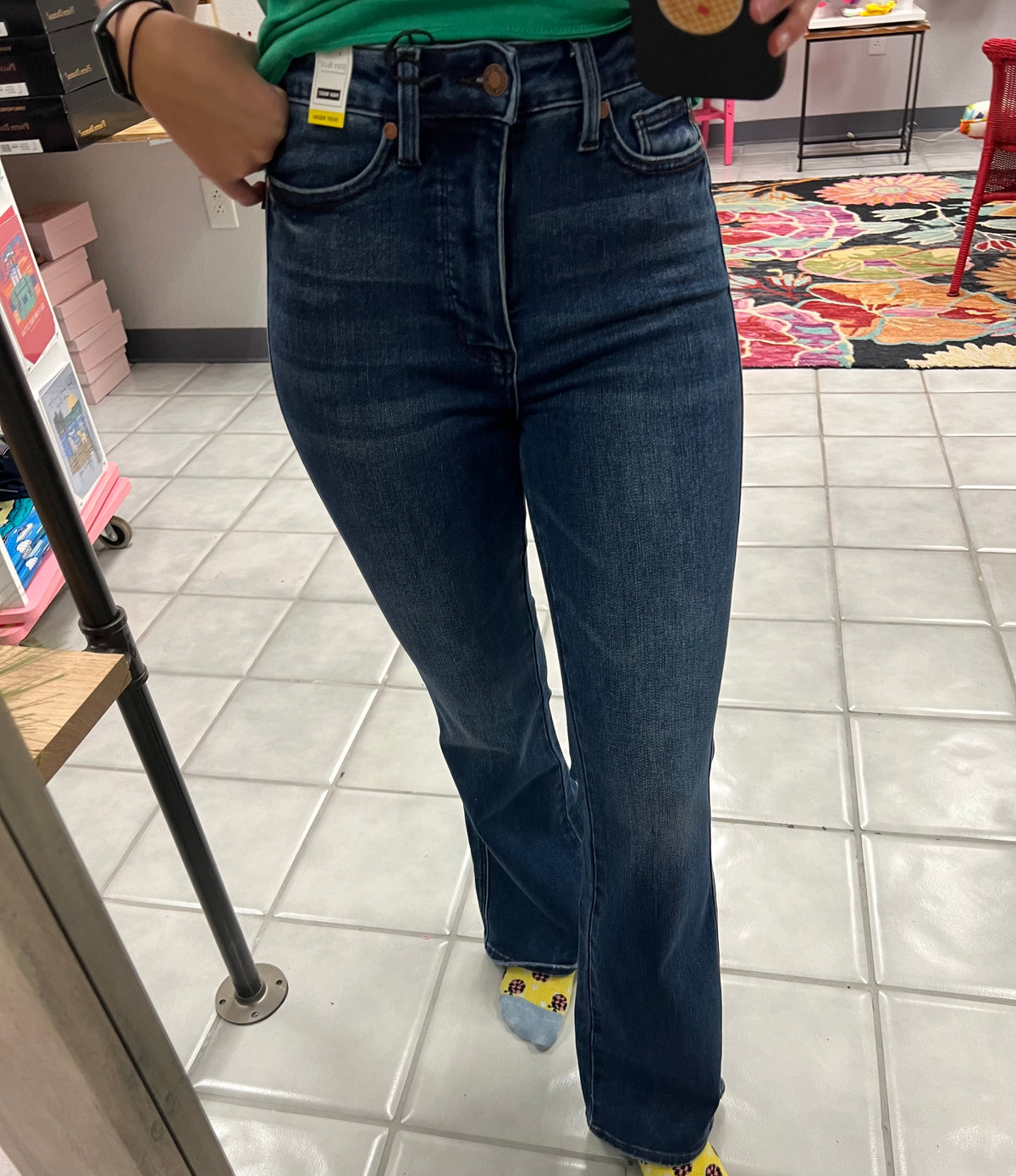 Judy Blue HW TC Bootcut SHORTS