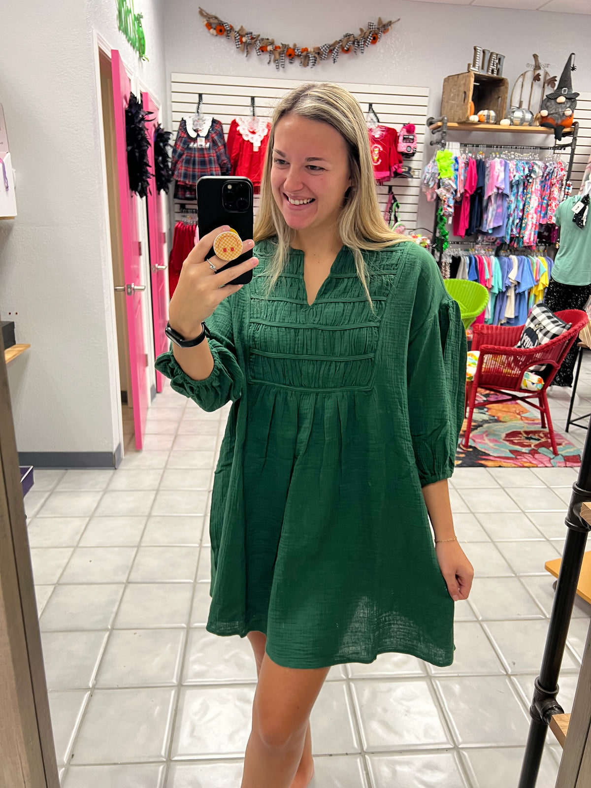 Evergreen Holiday Dress