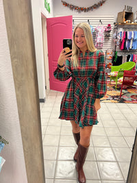 Christmas Plaid Dress