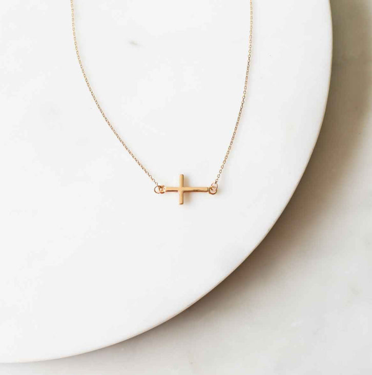 Gold Cross Necklace