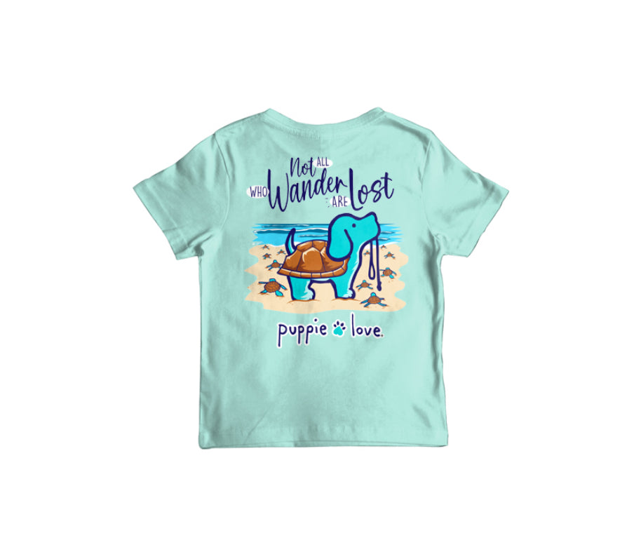 YOUTH Puppie Love Wander Lost Turtle SS Tshirt