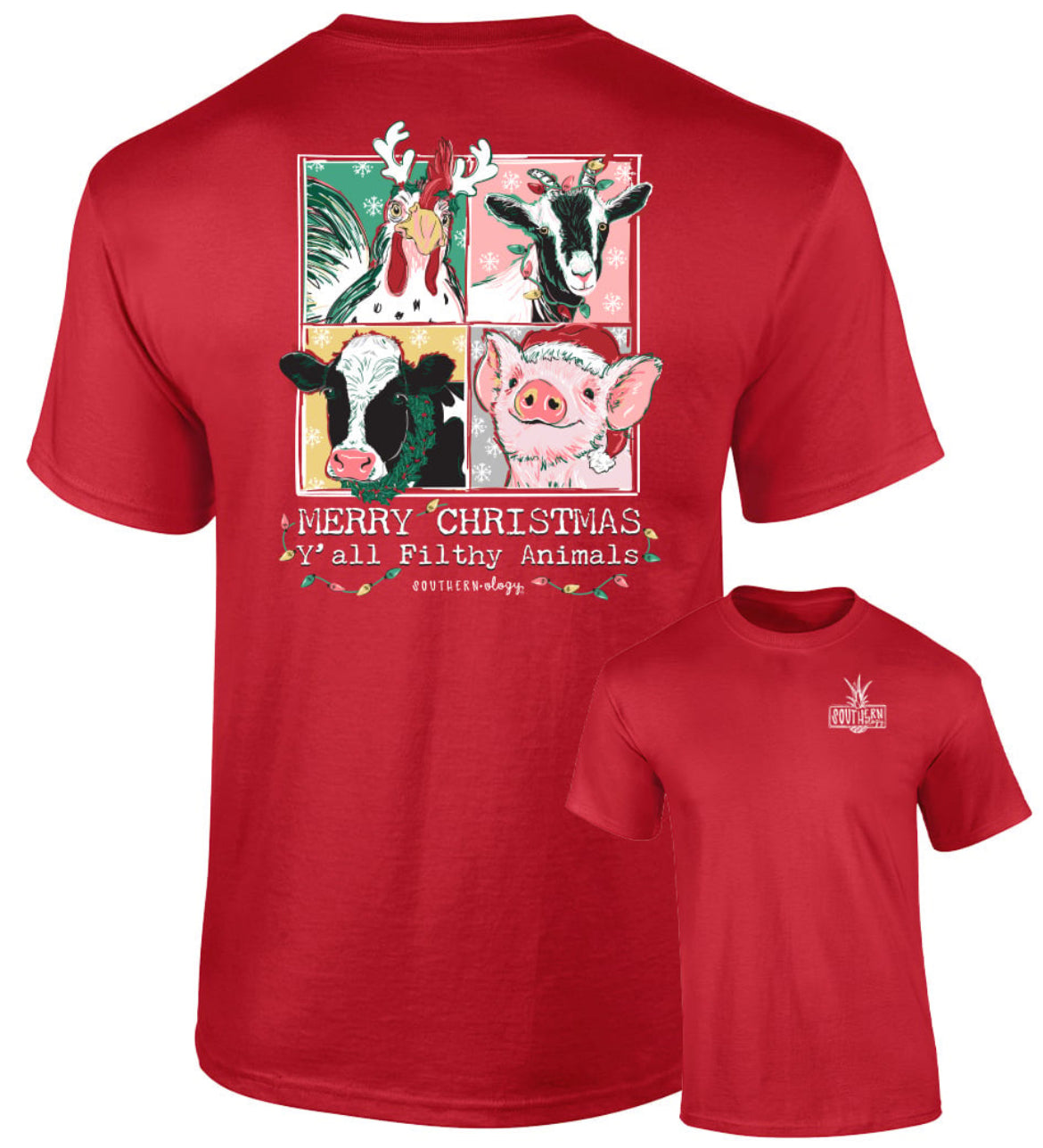 Southernology Filthy Animal Holiday SS Tshirt